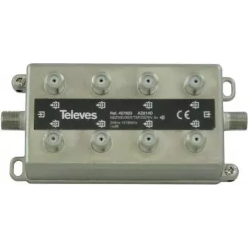 Splitter Televes AZ814D 8-drożny 5–1218 MHz 14 dB