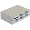 DeLock Switch VGA 4 port manual bidirectional - screen switch - 4 x VGA - Desktop (87635)