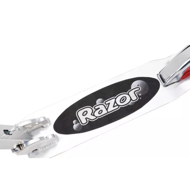 Kick scooter Razor A5 Lux — aluminiowa, 20 cm koła poliuretanowe, składana, regulowana wysokość kierownicy, maks. obciążenie 100 kg, czarna