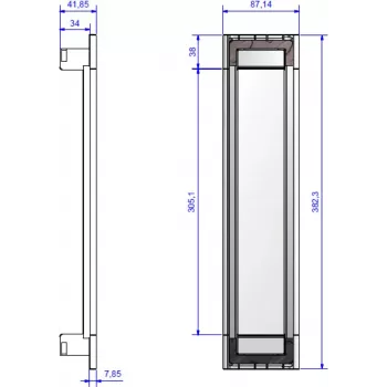 Listwa zasilająca Bachmann COVER 6-drożna model 915.524 z 6 gniazdami