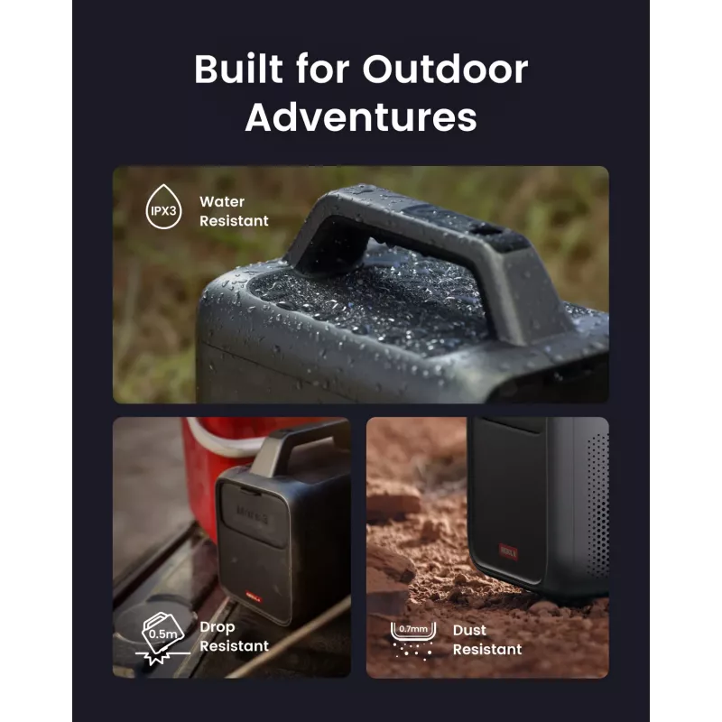 Anker Innovations Nebula Mars 3 - Projektor DLP - LED RGB - 1000 lumenów ANSI - Full HD (1920 x 1080) (D2333211)
