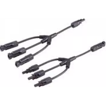 shiverpeaks ®-PV4 T-Adapter Cable Set, 3/1, 4mm², czarny/czarny, 30cm (BS02-21033)