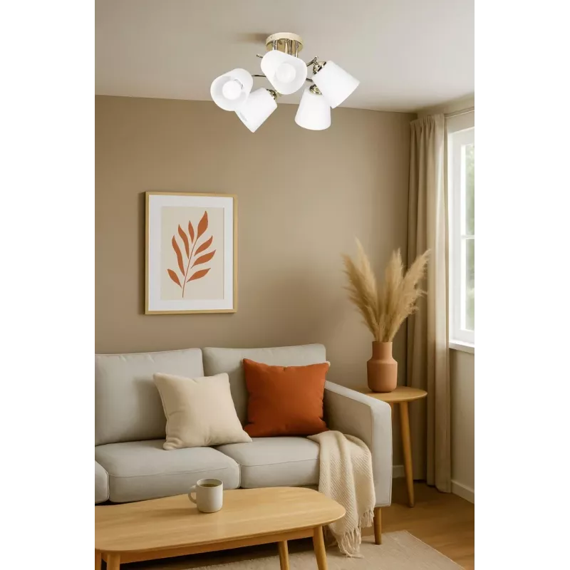 Lampa wisząca Activejet AJE-EMILY 3P GOLD E27 3x40W