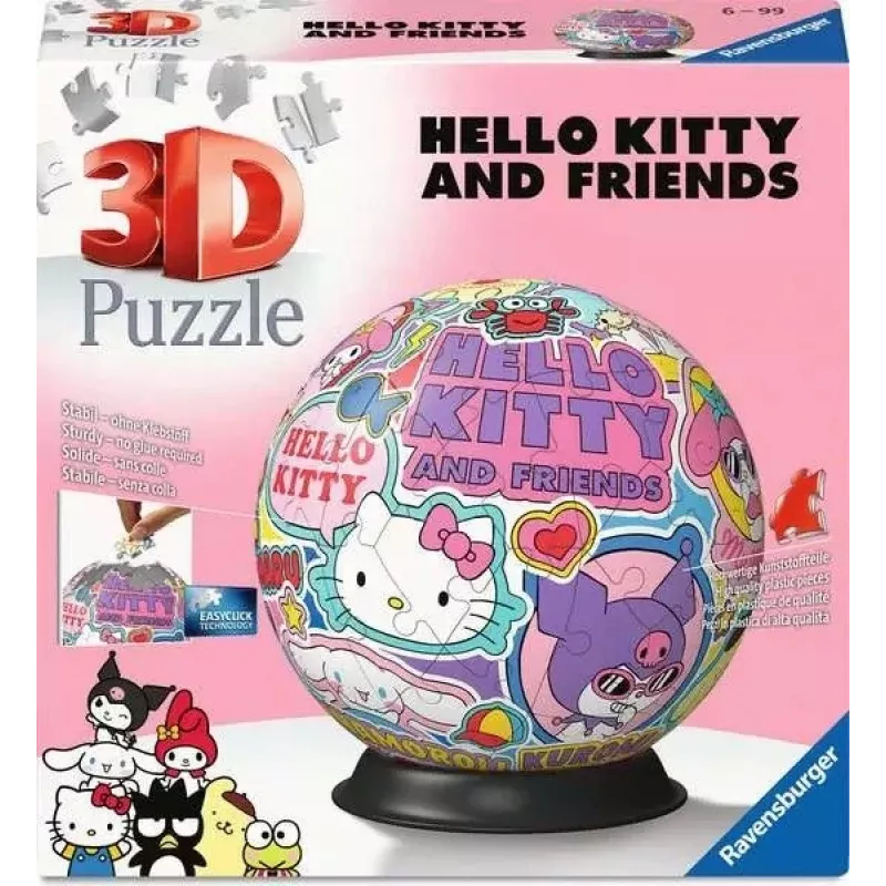 Puzzle Ravensburger Hello Kitty 72 elementy Zalecany wiek od 6 do 99