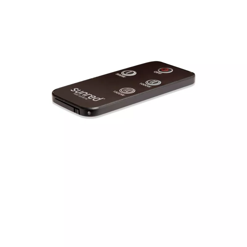 Grzejnik na podczerwień SUNRED RDS-15W-B Fortuna Wall 1500 W, czarny, IP55, montaż ścienny