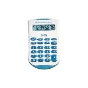Texas Instruments TI-501 Kalkulator Case Einfacher Kalkulator Niebieski - Biały (TI501)