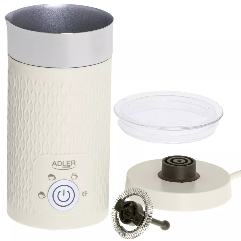 Adler | Spieniacz do mleka | AD 4495 | 500 W | Spieniacz do mleka | Kremowy