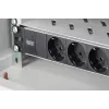 Aluminiowa listwa zasilająca Digitus DN-95411 3 gniazda bezpieczne 2m