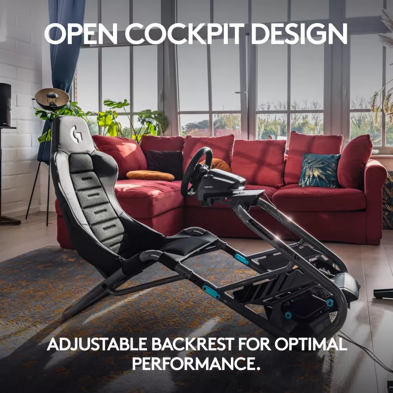 Playseat Trophy - Edycja Logitech G - Lekki - Łatwy w przechowywaniu - Esport - Fotel SIM Racing