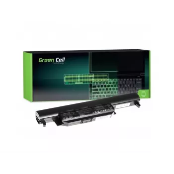 Bateria zielony Cell AS37 do ASUS R400 R500 R500V R700 serii K55 — Li-Ion 4400 mAh 10.8V, 6 ogniw, czarna