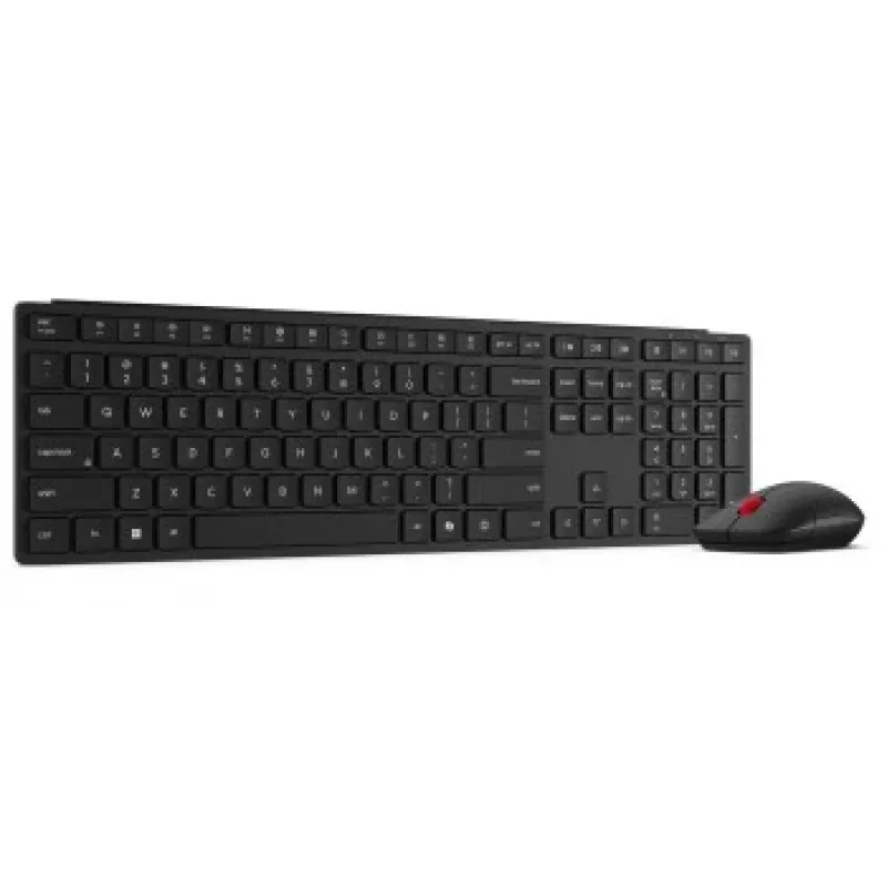 Bezprzewodowy zestaw klawiatura i mysz Lenovo 6000 — łączność wielotrybowa, układ nordycki