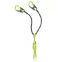 Lonża asekuracyjna Edelrid kabel COMFORT TRI — czarno-zielona, 532 g, minimalna waga użytkownika 40 kg