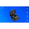 Zestaw słuchawkowy douszny TWS SAVIO TWS-12, Bluetooth 5.3, wbudowany mikrofon, czarny