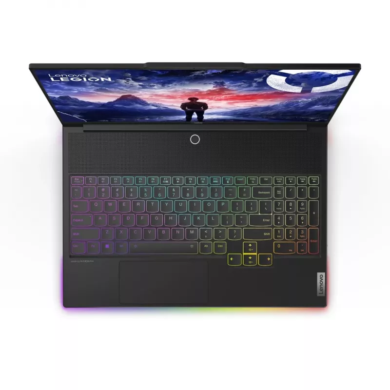 Lenovo Legion 9 18IAX10 Intel Core Ultra 9 275HX Laptop 45,7 cm (18) WQUXGA 64 GB DDR5-SDRAM 2 TB SSD NVIDIA GeForce RTX 5090 Wi-Fi 7 (802.11be) Windows 11 Pro Czarny