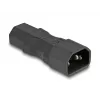 Zasilacz DeLOCK IEC 60320 C14 na C13 wtyk gniazdo 10A prosty czarny