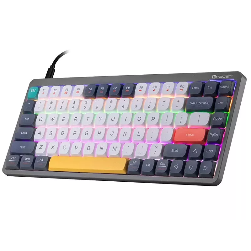 Mechaniczna klawiatura Tracer FINA 84 szary (Outemu Red Switch) TRAKLA47279