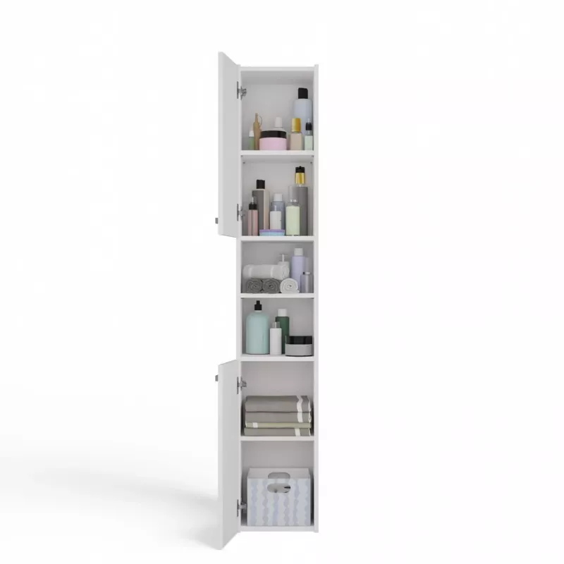 Topeshop S30 biała szafka łazienkowa Biały