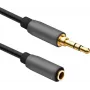 Przedłużacz audio helos 288711 — wtyk 3,5 mm, 0,5 m