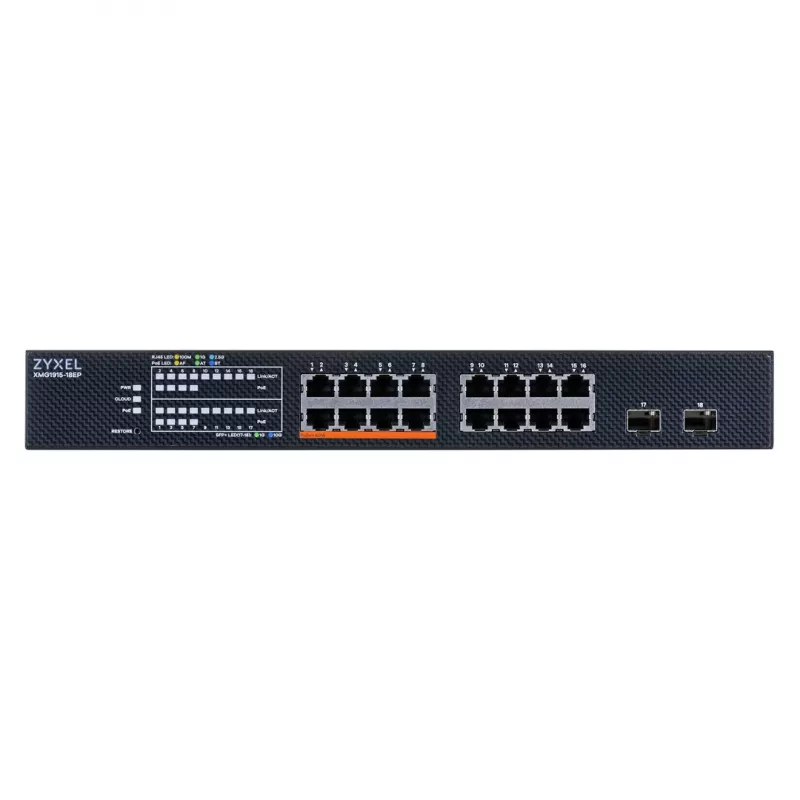 Zyxel XMG1915-18EP Zarządzany L2 2.5G Ethernet (100/1000/2500) Power over Ethernet (PoE)