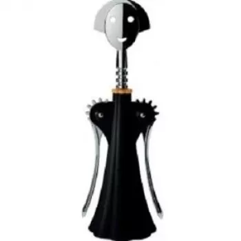 Korkociąg skrzydełkowy Alessi AAM01 B Czarny 245 mm