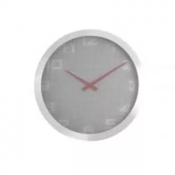 Zegar ścienny NeXtime 3019 Dots, Ø35 cm, szary