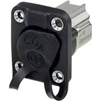 Neutrik NE8FDX-Y6-W Złącze przewodowe RJ-45 Aluminium - Czarny (NE8FDX-Y6-W)