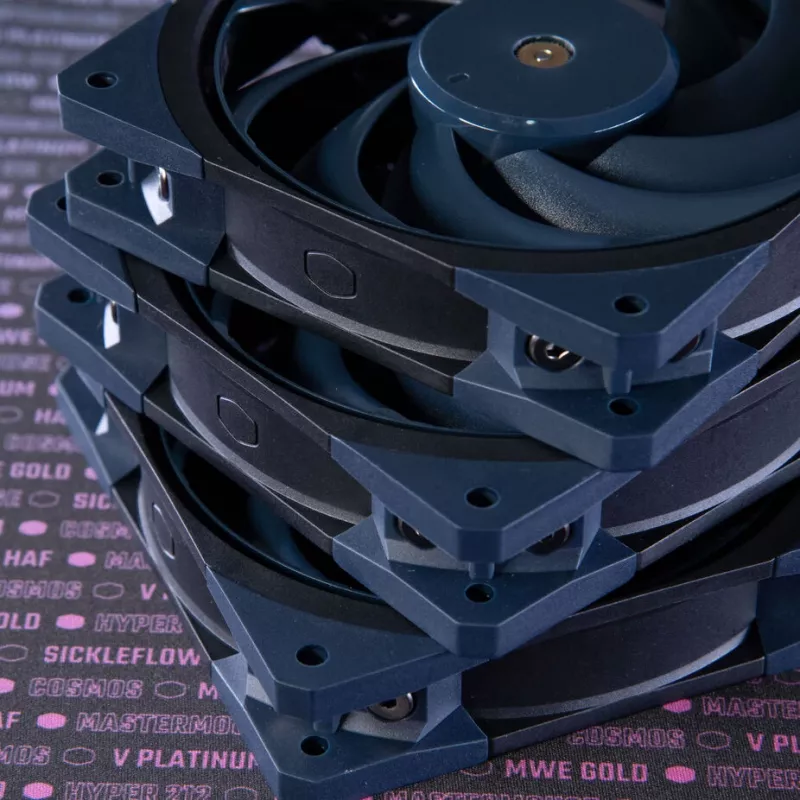 Wentylator Cooler Master Mobius 120 OC 12 cm Czarny 3 prędkości 3200 RPM