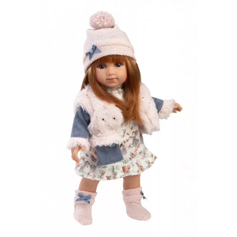 Lalka Llorens Nicole 35 cm — realistyczne cechy, miękkie ciało, lalka bobas