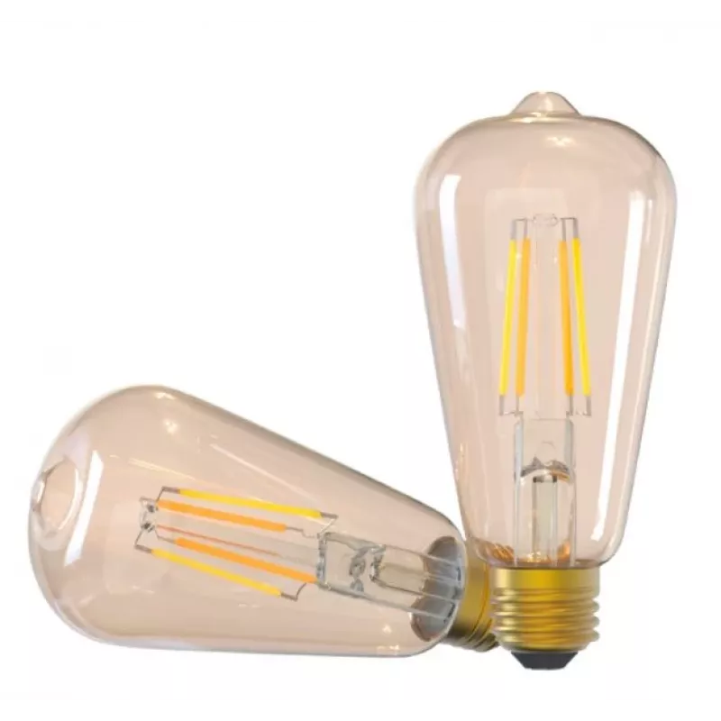 Smart bulb Tellur WiFi Filament E27 amber biały warm dimmer 6W 806lm