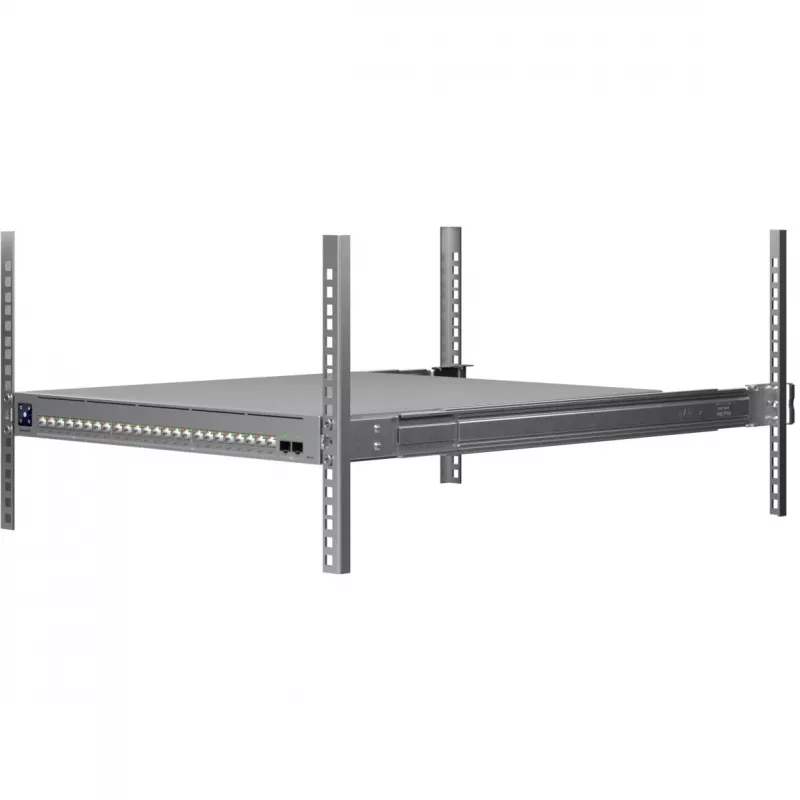 Przełącznik sieciowy Ubiquiti UniFi ECS-24-POE — zarządzany L2/L3, 24× 10G RJ-45, PoE, 1U, szary