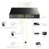 Przełącznik sieciowy Cudy FS1018PS1, 18 portów Fast Ethernet PoE