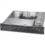 Super Micro Supermicro SC825M BTQC-R802WB - Stelaż - do montażu w szafie rack - 2U - ulepszony, rozszerzony ATX - SATA/SAS - Hot-Swap 800 W - Czarny (CSE-825MBTQC-R802WB)