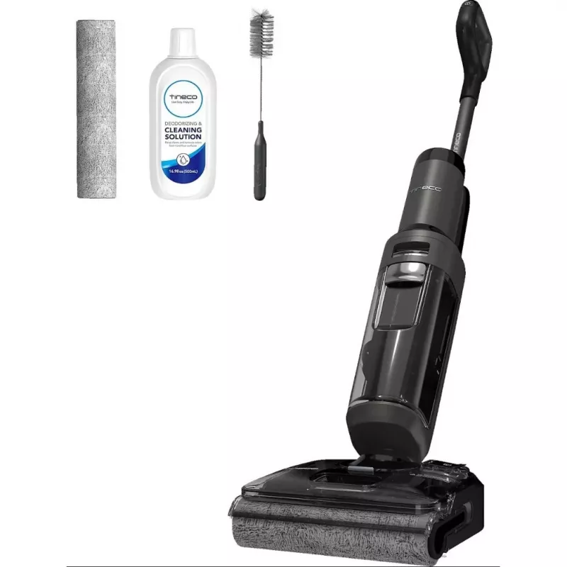 Bezprzewodowy odkurzacz pionowy Tineco S6 Stretch Extreme do czyszczenia na sucho i mokro bez worka 20000 Pa 220 W 78 dB Czarny Szary uchwyt pętlowy