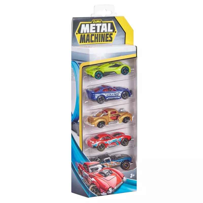 Zuru Metal Machines zestaw 5 samochodzików metalowych 1:64, seria 2, mix wzorów