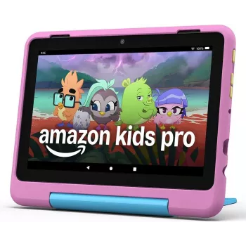 Amazon | Fire HD 8 Kids Pro (2024) | Różowy | 1280 x 800 pikseli | 32 GB | Wi-Fi | 802.11ac | Wersja Bluetooth 5.2