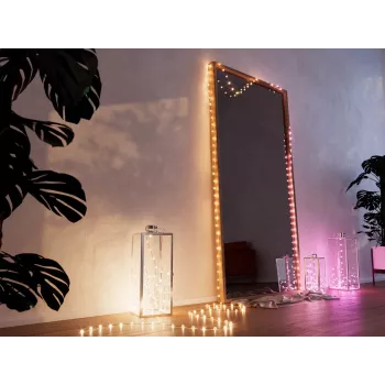 Inteligentny łańcuch świetlny Twinkly Strings USB-C Pearls Wi-Fi/Bluetooth Multicolour
