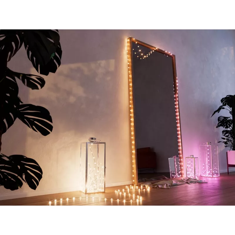 Inteligentny łańcuch świetlny Twinkly Strings USB-C Pearls Wi-Fi/Bluetooth Multicolour