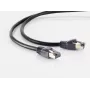 Kabel sieciowy S/CONN 08-41005 Czarny 0.25m Kat.8.1 F/FTP