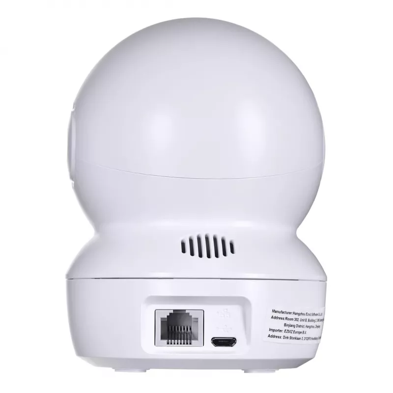Kamera bezpieczeństwa IP EZVIZ H6c 1920 x 1080, wewnętrzna, kulista, Wi‑Fi i Ethernet, obiektyw 4 mm, widok 360°, microSD do 256 GB
