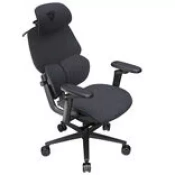 Gaming chair thunder x3 FLEX Pro Fabric szary — ergonomic swivel seat, adjustable armrests and recline