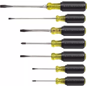 KLEIN TOOLS 85076 Zestaw wkrętaków, 7-częściowy (85076)