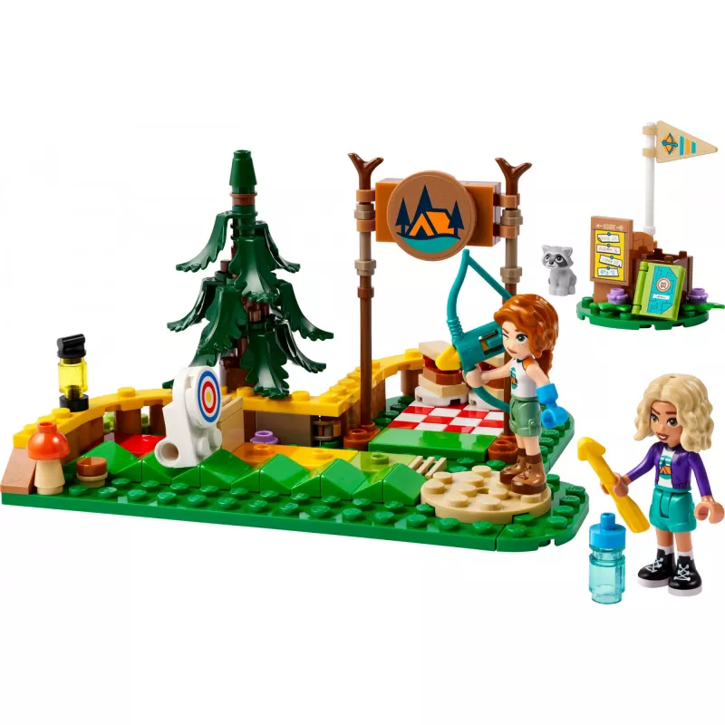 Klocki LEGO Friends Obóz łuczniczy 42622 — 157 elementów, 2 minifigurki, wiek 6+