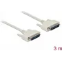 Kabel szeregowy DELOCK 84391 D-Sub 25 pin, beżowy, 3 m