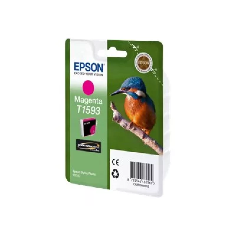 Epson T1593 magenta, magenta, tusz pigmentowy, 17 ml, 1 szt., 1200 stron