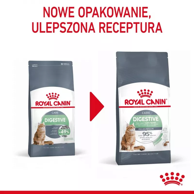 Royal Canin Digestive Care Adult sucha karma dla kotów, 10 kg, ryba, drób, ryż, warzywa
