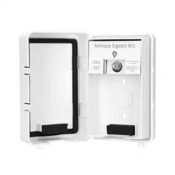 Interfejs zewnętrzny, odgromnik z uziemieniem Mimosa NID, 2x RJ-45, Gigabit, IP54