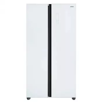 Lodówka Side-by-Side MPM MPM-427-SBS-05/NL — 472 L, No Frost, Inwerter, wyświetlacz LED, biała, 900×1770×590 mm
