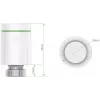 Indoor rotary LED sensor EZVIZ T55 — biały plastik, bateria AA, Ø 5,5 cm, wysokość 95 mm