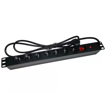 Alantec PZ071U listwa zasilająca 1.8 m 7 gniazd AC Wewnętrzna Czarna