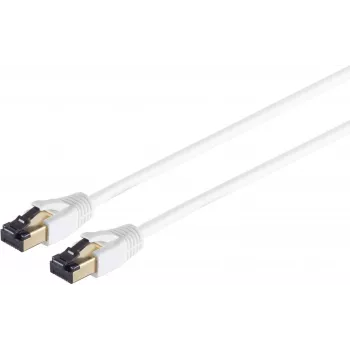 Kabel sieciowy S/CONN 08-41036 2m Kat.8.1 F/FTP Biały